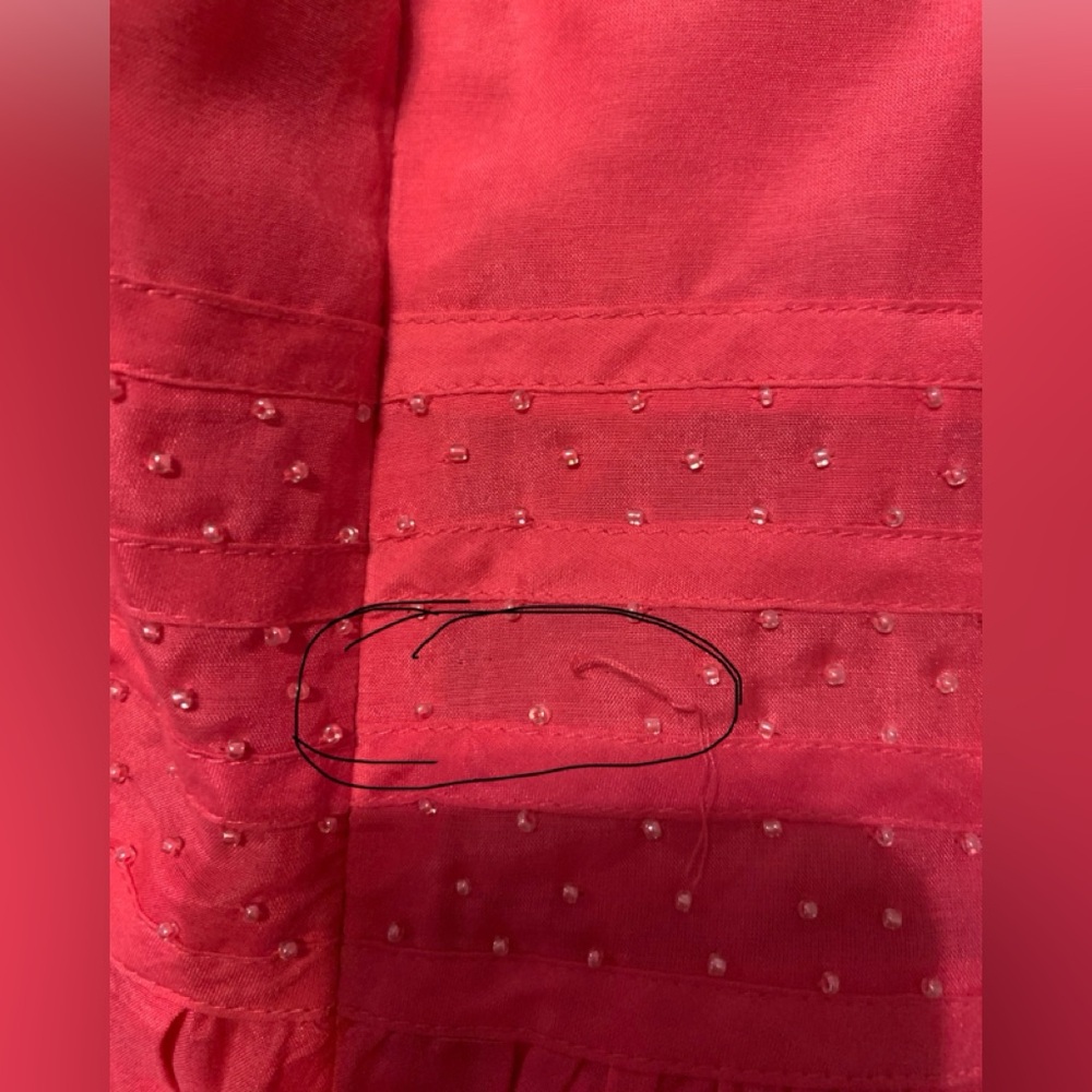 Vintage Lilly Pulitzer Pink Beaded Dress - Picture 16 of 16